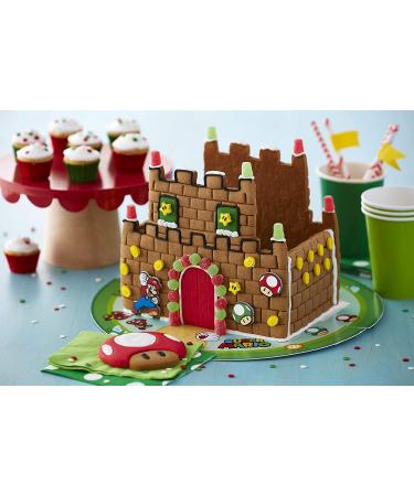 Wilton Super Mario Gingerbread Castle Decorating Kit - Build Your Own Nintendo Castle - Buy Online on SooperMarket.com