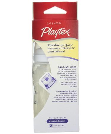 Playtex Premium Nurser 4 oz 1 ct - Best Quality Nursing Bottle for Baby - Buy Online on SooperMarket.com