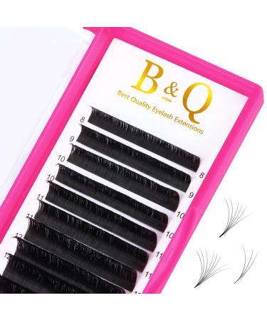 Easy Fan Lashes C-0.03-8-15MIX Easy Fan Russian Lashes Eyelash Extensions C CC D DD curl Self Fanning Lashes 8-20mm Flowering Blooming Volune Lash Extension (C-0.03-8-15MIX) 8-15 MIX C-0.03