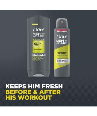 Dove Men+Care Sport Active Duo Gift Set For him Body Wash 250ml & Deo 150ml Stocking Filler Christmas Gift for Him Multi Regular - Buy Online on SooperMarket.com