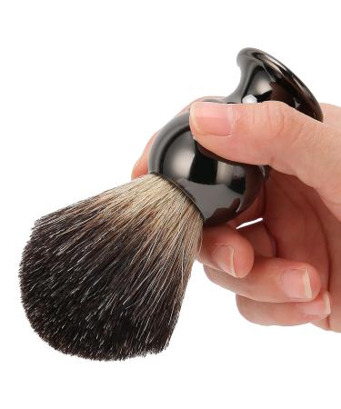 Ankroyu Men's Shaving Brush - Portable Stainless Steel Handle Beard & Facial Cleaning Tool - Perfect for Travel & Salon Use - Buy Online on SooperMarket.com