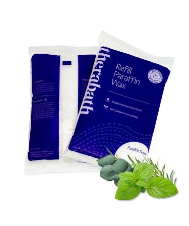 Therabath Paraffin Wax Refill - Thermotherapy - For Hands Feet Body - Deeply Hydrates - Made in USA 6 lb. Eucalyptus Rosemary Mint