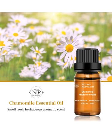 Chamomile + Vetiver Essential Oils Set 100% Pure Aromatherapy Diffuser Blends Oils for Skin Care Hair Bath Massage - Buy Online on SooperMarket.com