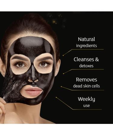 Charcoal Peel-Off Mask by Montagne Jeunesse | 100ml | Deep Cleansing & Purifying | International Shipping Available - Buy Online on SooperMarket.com
