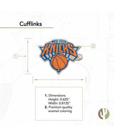New York Knicks NBA Logo Cufflinks - Official Team Formal Wear - Buy Online on SooperMarket.com