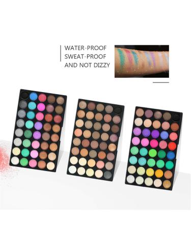120 Colors Glitter Eyeshadow Palette - Long Lasting Waterproof & Highly Pigmented - All-in-One Makeup Kit & Holiday Gift Set for Women & Girls - Buy Online on SooperMarket.com