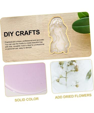 STOBOK 3 Pcs Tray Silicone Mold Silicone Molds Epoxy Resin Tray Mold Silicone Plate Mould Manual Cake Mold Whitex3pcs 16.1X8.5CMx3pcs - Buy Online on SooperMarket.com