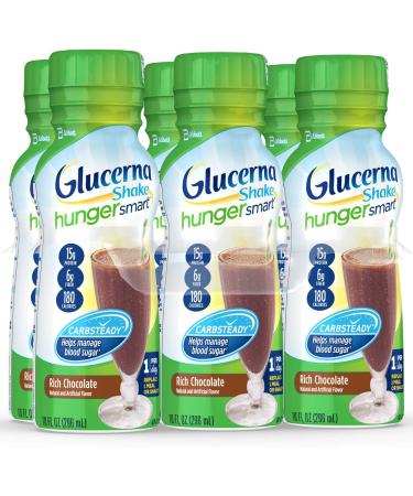 Glucerna Hunger Smart Shake Rich Chocolate 10 Ounce Bottles 12 count - Buy Online on SooperMarket.com