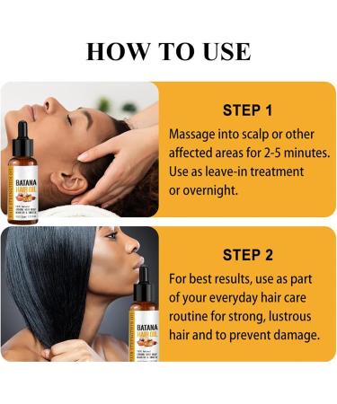 Go Ho Batana Oil for Hair Growth(50ml) Hair Growth Serum Hair Growth Oil with Castor Oil Coconut Oil for Women and Men Moisturizing & Strengthening Serum for Scalp & Hair Care - Buy Online on SooperMarket.com