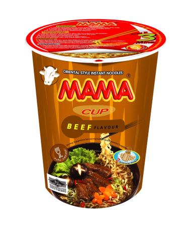 Mama Instant Cup Noodle with Beef Flavor 70 g - TMAMACUPB