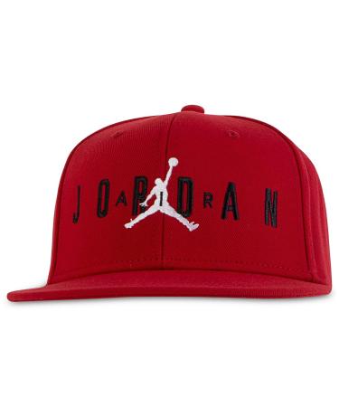 Nike Boys Jordan Jumpman Air Cap One Size Gym Red(9a0128-r78)/White