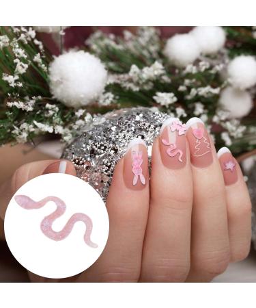 Buy Bewudy 100 Piece Nail Charms - 3D Resin Butterflies Bears & Animal Shapes for DIY Nail Art Decoration (Pink) - International Shipping Available - Buy Online on SooperMarket.com