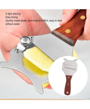 Topyond Truffle Grater - Stainless Steel Chocolate & Cheese Razor with Ergonomic Wooden Handle | Curly Winder for Easy Grating | Ideal for Food Enthusiasts - Buy Online on SooperMarket.com