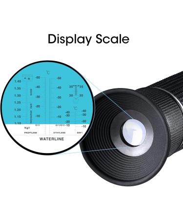 Frost Protection Refractometer | 4-in-1 Coolant & Battery Acid Tester | Check Freezing Points -50 C - Buy Online on SooperMarket.com