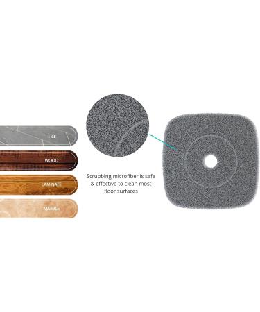 True & Tidy Extra Thick Microfiber Mop Pad Refill for SPIN-800 - 9x9 inches, Machine Washable (8-Pack) - Buy Online on SooperMarket.com