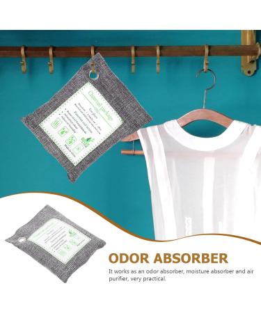 Fomiyes 3-Piece Charcoal Air Purification Bag Set - Natural Odor Absorber for Cars Shoes & Pet Areas - Buy Online on SooperMarket.com