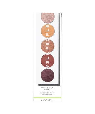 Well People Power Palette Eyeshadow Vegan & Cruelty-Free | 5 Long-Wear Matte & Shimmer Shades for Intense Color | International Shipping - Buy Online on SooperMarket.com