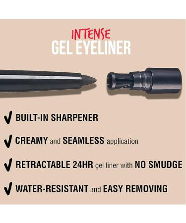 kiss new york Pro Intense Gel Eyeliner - Waterproof, Smudge-proof, Long Lasting Pencil - Buy Online on SooperMarket.com