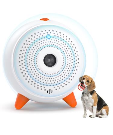 Anti Barking Device Auto Dog Barking Deterrent Devices Ultrasonic Dog Control Stop Dog Barking Device Ultrasonic Anti Dog Barking Pet Gentle Anti Barking Device for Small Large Dogs Indoor Outdoor White#0108HJU