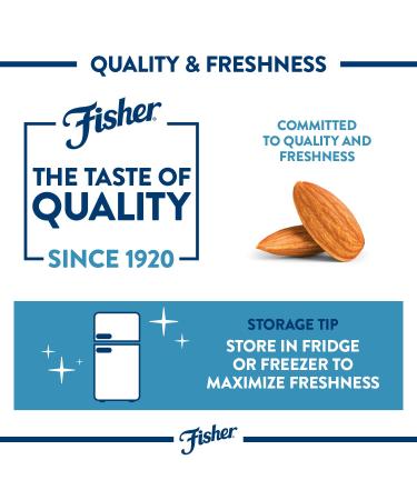 Fisher Sliced Almonds 24 oz - Unsalted, Gluten Free, Non-GMO, Keto, Paleo, Vegan Friendly - Buy Online on SooperMarket.com