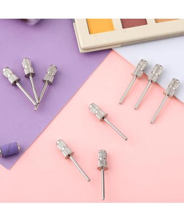 10 Pieces Nail Drill Heads Replacement Mandrel Nail Drill Bit Sanding Bands Shaft 3/32 inch Sanding Bits for Nail Drill Professional Nail Drill Bits for Electric File Nail Sanders Manicure Pedicures Size2 - Buy Online on SooperMarket.com