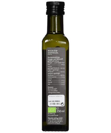  lm hle Solling Organic Milk Thistle Oil - Cold Pressed Virgin - 250 ml - Naturland Certified - International Shipping Available - Buy Online on SooperMarket.com