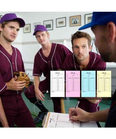 Eersida Baseball Coaches Clipboard & 24 Pack Softball Lineup Cards Dry Erase Coach Board Referee Marker Boards Cards for Gift - Buy Online on SooperMarket.com