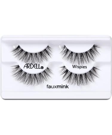 Ardell Faux Mink Wispies False Eyelashes Vegan Friendly Light Volume Short Length 2 Pairs | Shop Internationally - Buy Online on SooperMarket.com