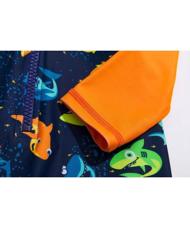 BONVERANO Baby Boys Swimsuit 12-18 Months | Colorful Shark One Piece Swimwear with UPF 50 - Buy Online on SooperMarket.com