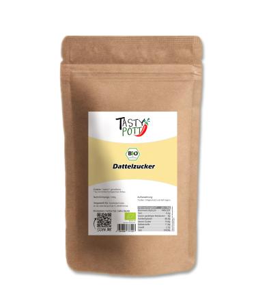 TASTY POTT BIO DATTELZUGER I Brown Sugar I Vegane Nutrition I For baking and sweet i dates I date sweet i brown suggar i im bags 1000g