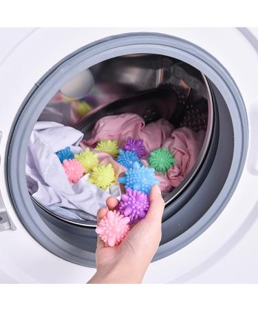 16 Pcs Tumble Dryer Balls Reusable Laundry Balls for Washing Machine Eco-Friendly Detangle Balls for Washing Machines Anti Static Washing Machine Balls Reduce Static Cling & Wrinkles(Color Random) - Buy Online on SooperMarket.com