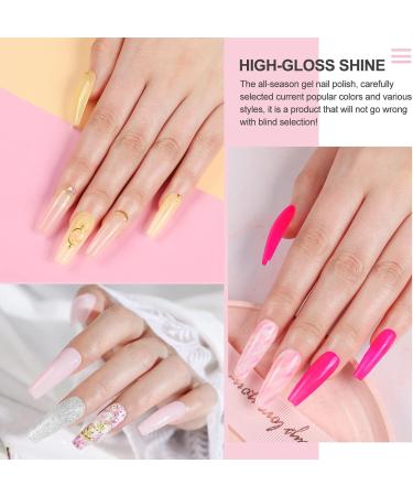 COSCELIA Acrylic Nail Powder Set with Nail Decoration Powder Rainbow Colors and Nude Colors Acrylic Powder Professional Starter Kit Gift for Women Home and Salon Use Nail Art Design - Buy Online on SooperMarket.com