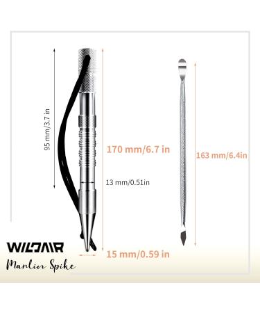 WILDAIR Marlin Spike Paracord FID Set - 6 Lacing Needles/Fids for Paracord & Leather Work - Buy Online on SooperMarket.com