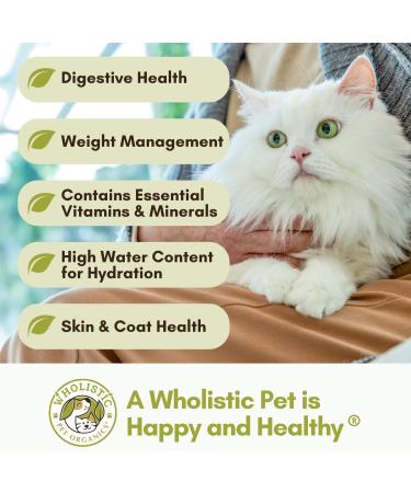 Wholistic Pet Organics Feline Complete - Organic Cat Multivitamins Powder for Immune Support & Antioxidants | Pumpkin Flavor - 4 oz - Buy Online on SooperMarket.com