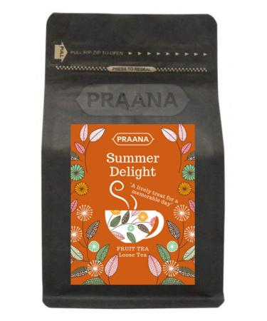PRAANA TEA Summer Delight Fruit Tea Tisane 100 g