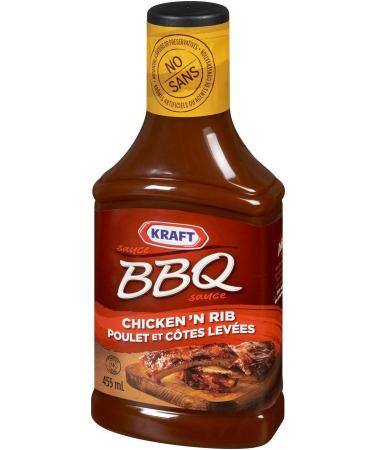 Kraft Chicken & Rib BBQ Sauce 455ml 455mL (Pack of 10) Chicken & Rib - Buy Online on SooperMarket.com