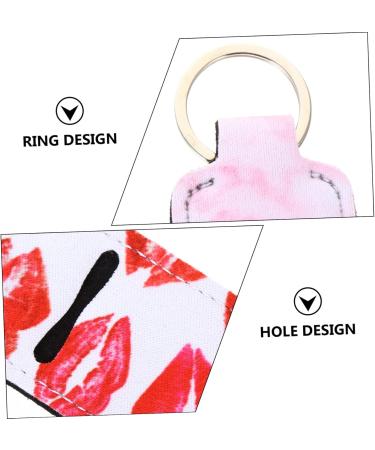 PACKOVE 10pcs Lipstick Holder Keychain & Wristlet | Portable Neoprene Pouch for Lip Balm & Chopsticks | Stylish Keychain Organizer - Buy Online on SooperMarket.com