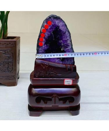 Amethyst Cluster Crystals Geode Cluster Raw Reiki Quartz Crystals Stones Druzy Geode Specimen Gemstone for Witchcraft Home Decor Feng Shui 13.3lbs Natural Stone (Size : 13.3lbs) - Buy Online on SooperMarket.com