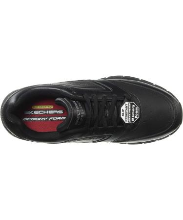 Skechers Men's Nampa Food Service Shoe 10.5 Black - Slip-Resistant Work Footwear - Buy Online on SooperMarket.com