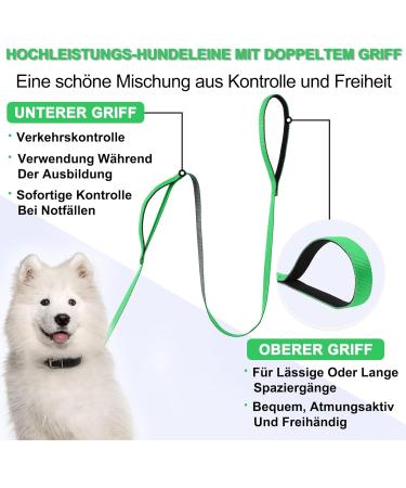 Demigreat Long Dog Leash | 1.5m/3m/5m Training Line with Padded Handle for Small to Large Dogs - Robust & Comfortable - Buy Online on SooperMarket.com