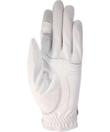 Zero Friction Ladies Compression-Fit Synthetic Golf Glove 2 Pack Includes free tee pack Universal-Fit - White-Lavender - Buy Online on SooperMarket.com