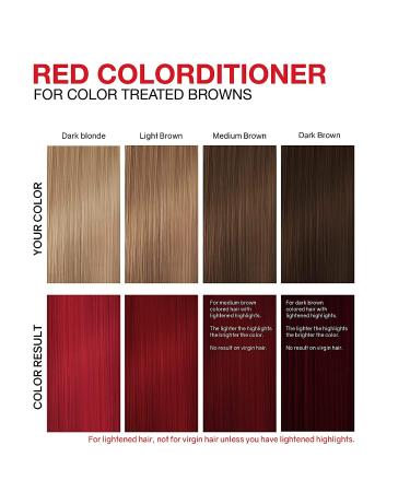 Celeb Luxury Viral Colorditioner Red 8.25 Fl Oz - Professional Semi-Permanent Hair Color Depositing Conditioner - Buy Online on SooperMarket.com