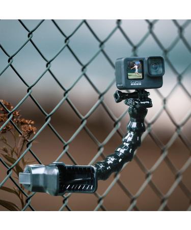 Suptig Jaws Flex Clamp Mount for GoPro and Action Cameras - Compatible with Hero 11, 10, 9, 8, 7, 6, 5, 4, Session, 3+, 3 and Arlo Pro - Gooseneck Mount for Versatile Angles - Buy Online on SooperMarket.com