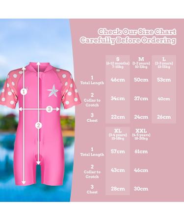 Juicy Bumbles Baby Swimsuit - One Piece Toddler Swimming Costume - Short Sleeve Boys and Girls Swimming Costume (1 Year, Starfish) - Buy Online on SooperMarket.com