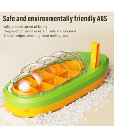 Observation Box Baby Silkworm Shape Silkworm Rearing Bucket Mesh Hole Design Multifunctional Educational for Reptiles (Green) - Buy Online on SooperMarket.com