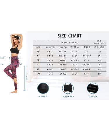 VOEONS High Waisted Tummy Control Yoga Pants with Pockets - Reducedye 121 Large - Buy Online on SooperMarket.com