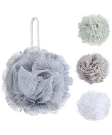 8-Pack Small Mesh Pouf Bath Sponges - Exfoliating Shower Ball Set - Buy Online on SooperMarket.com