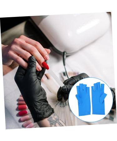 PLAFOPE 1 Pair Nail Gloves Manicure Gloves Fingerless Mitts UV Shield Gloves Sunscreen Gloves Manicure Tools Nail Art Tools Fingerless Gloves Gloves - Buy Online on SooperMarket.com