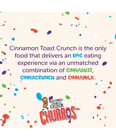 Churros Cinnamon Toast Crunch Breakfast Cereal 11.9 OZ - Delicious and Crunchy Morning Treat - Buy Online on SooperMarket.com
