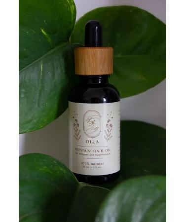 Buy Oila Premium USMA Oil - 100% Pure Cold-Pressed Natural Oil for Fast Hair Growth Eyelash & Eyebrow Care | Sustainable & Vegan - Buy Online on SooperMarket.com